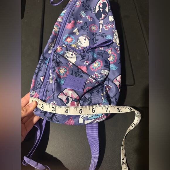 NWT Disney Vera Bradley Beauty & The Beast Friends Crossbody Mini Sling bag - Picture 9 of 10